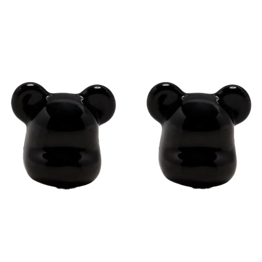 Be@rbrick Crystal Stud Earrings by Baccarat — N Color Salon